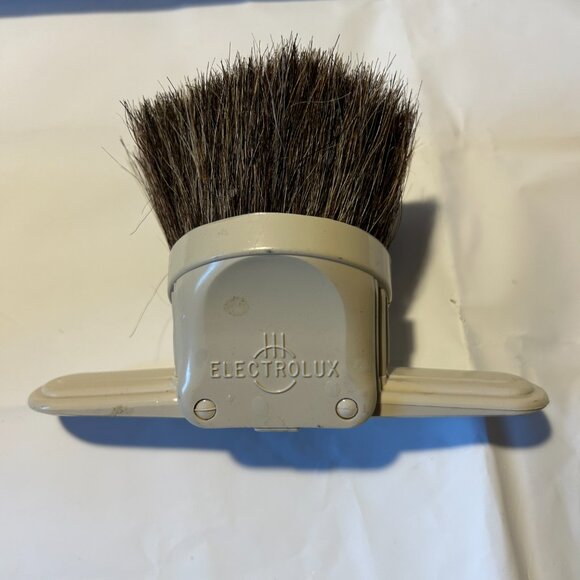 Original Electrolux Vacuum Horsehair Brush Head Upholstery Dust Attachment Cream - Picture 8 of 10